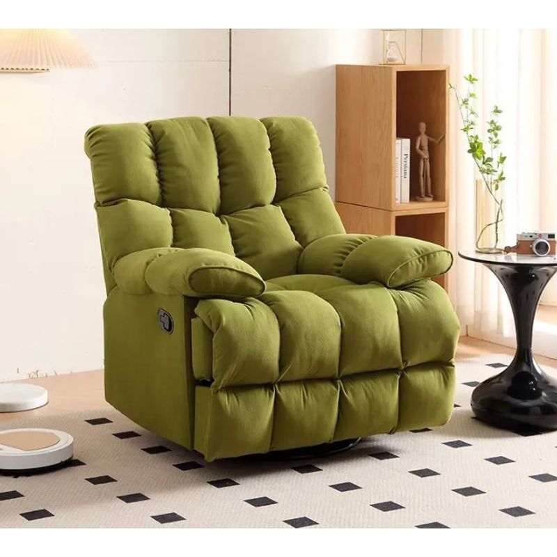 GENERICO - Sillón Mecedora Giratorio Manual Verde