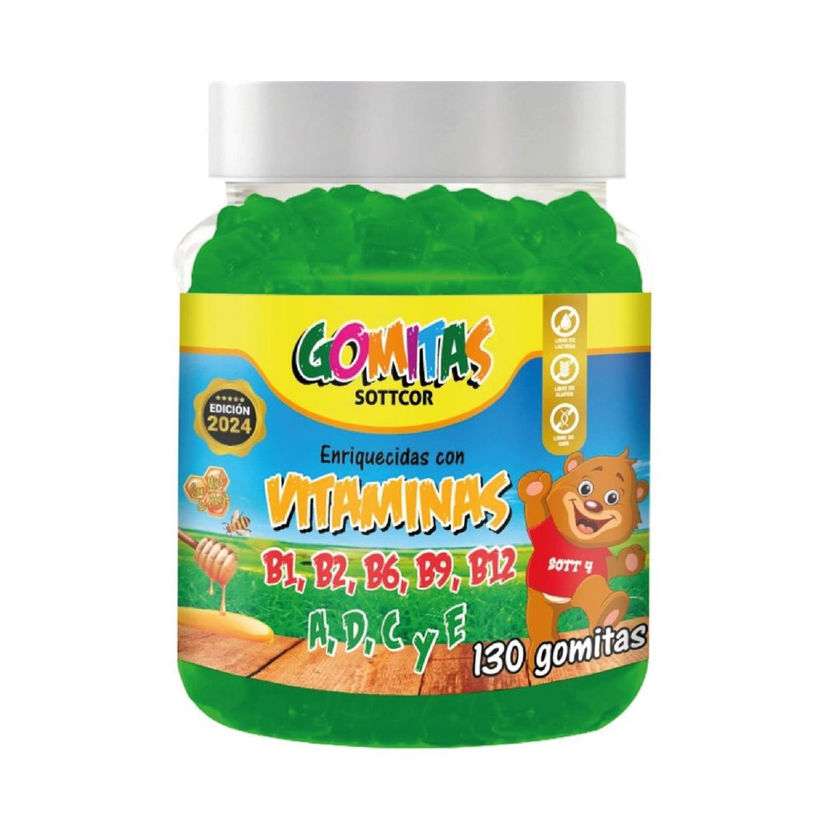 GENERICO - Multivitamina Para Niños Gomitas Sottcor 100Gr Chicle