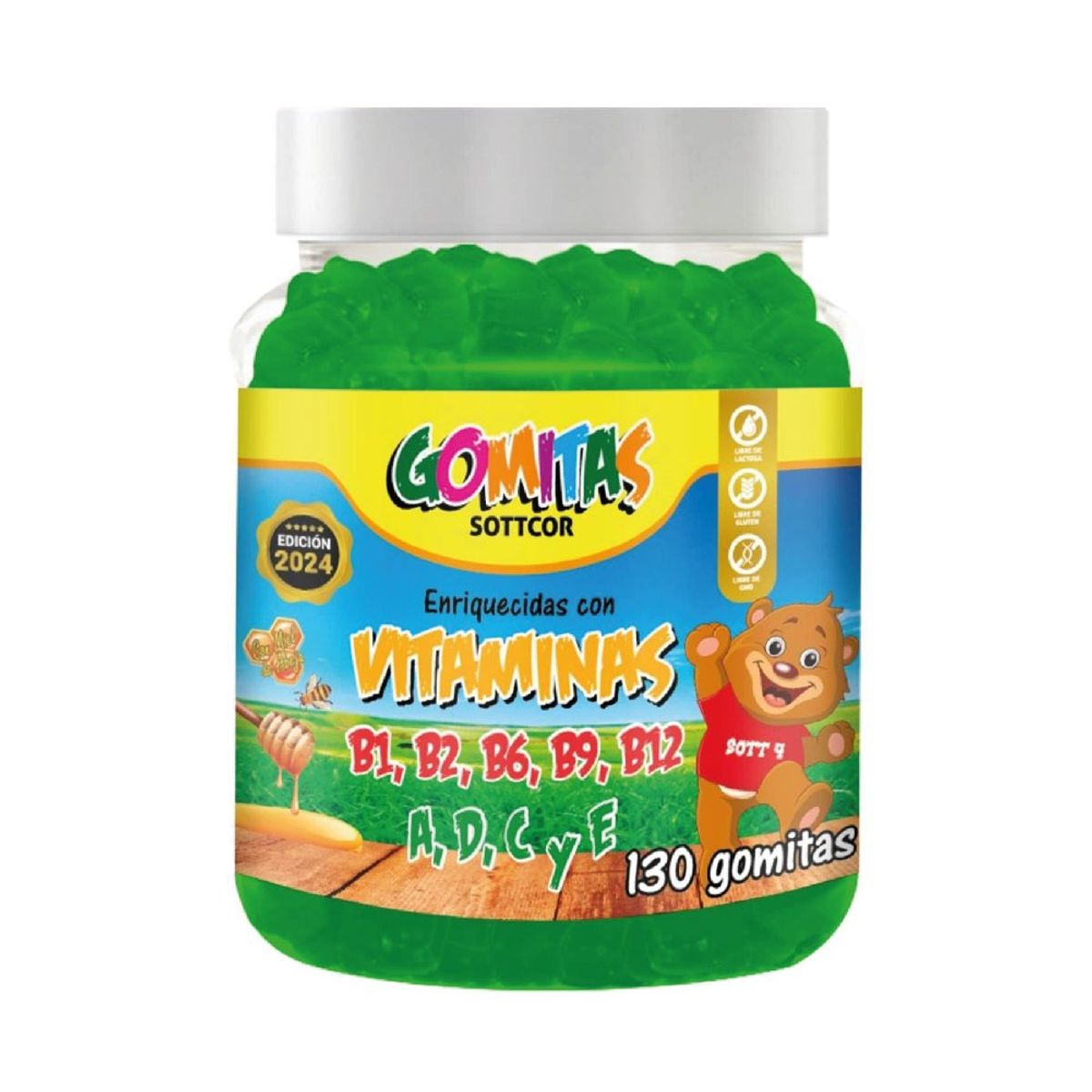 GENERICO - Multivitamina Para Niños Gomitas Sottcor 100Gr Chicle