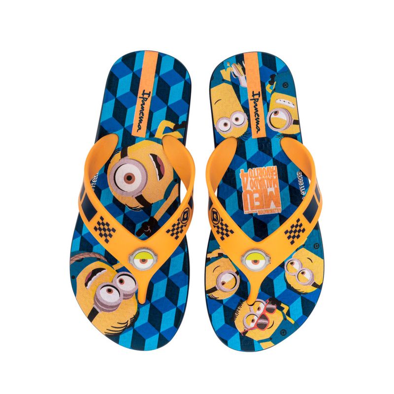 MINIONS - Sandalias Minions Amarillo Azul Niño