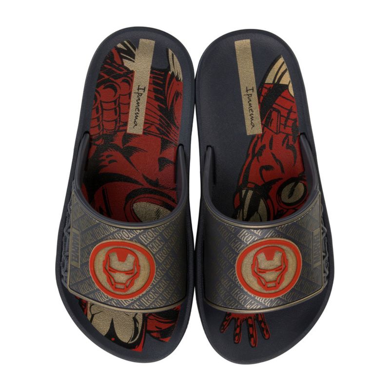 Sandalias Deluxe Iron Man Rojo Gris Niño MARVEL