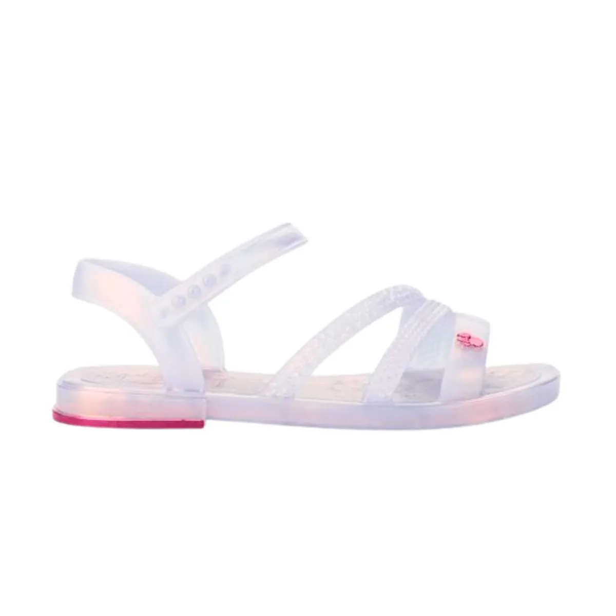 DISNEY - Sandalias Deluxe Minnie Mouse Plata Niña