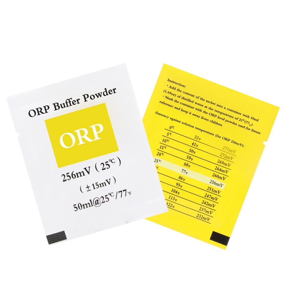 OEM - Solución Buffer Powder para Calibrar Medidor ORP 256mV