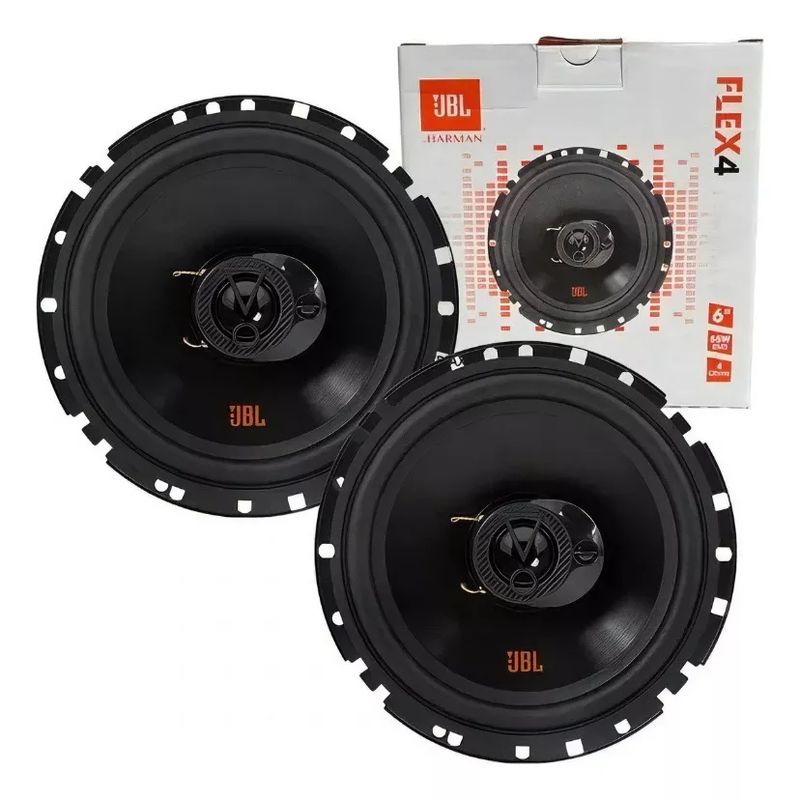 JBL - Set Parlantes JBL Flex4 6Pulg Triaxial Auto Camioneta