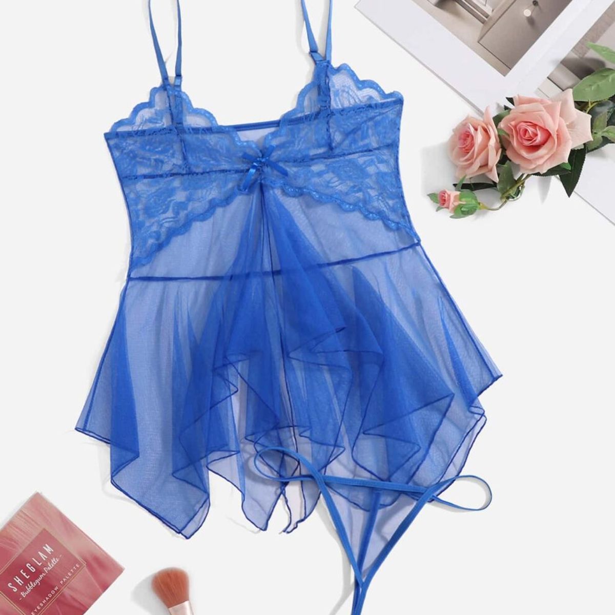 GENERICO - Conjunto De Encaje Transparente - Lenceria - Talla única