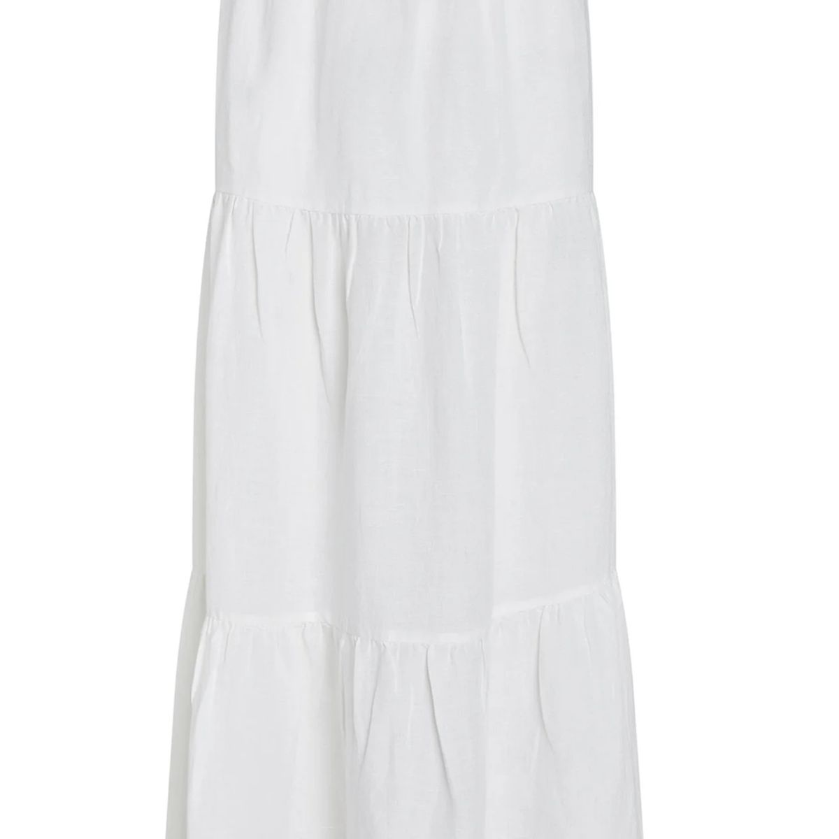 SOLARY - Falda Playera Blanca