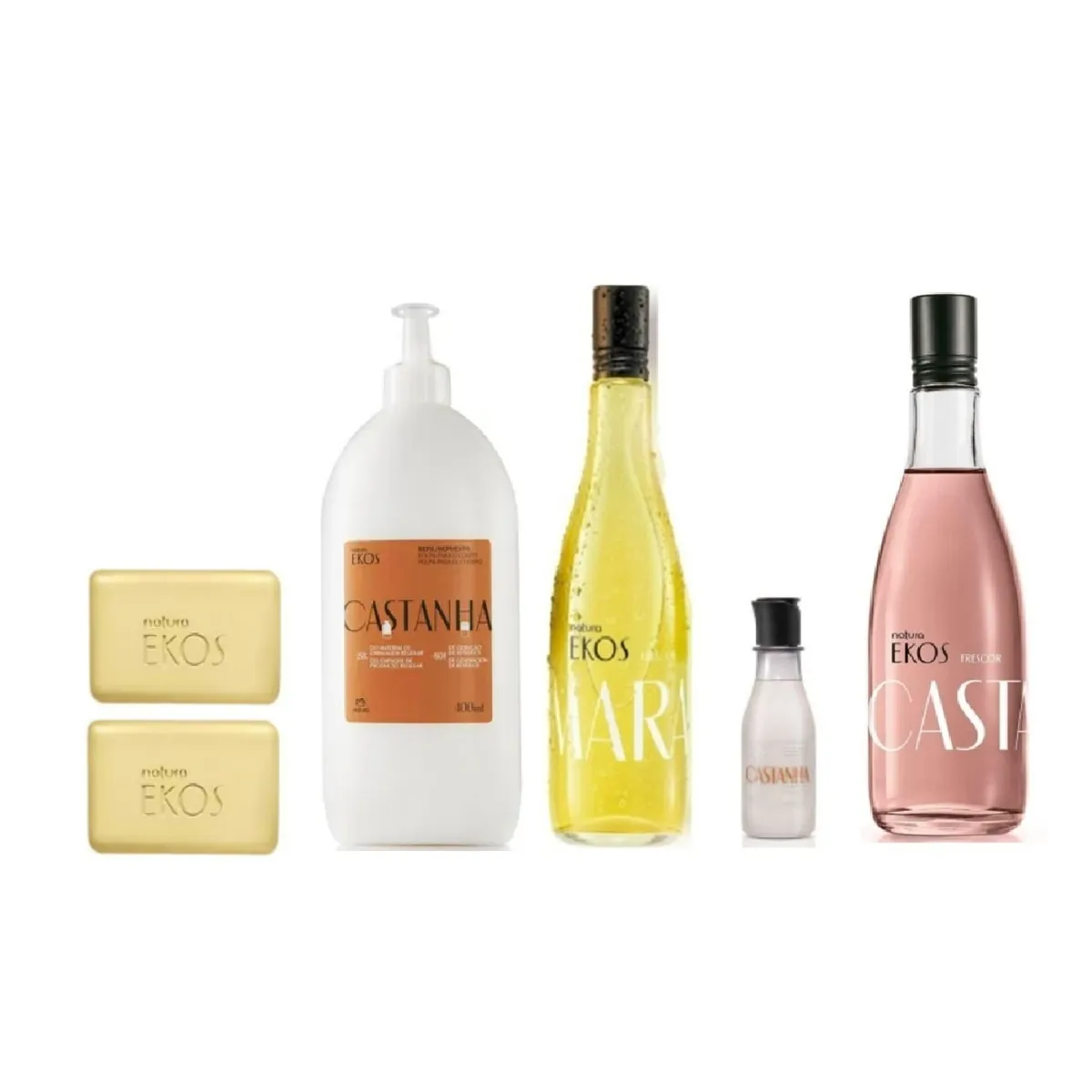 NATURA - Kit Ekos maracuya castaña Natura 6 pzas