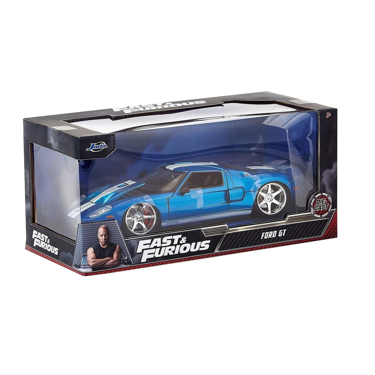 JADA TOYS - FORD GT 2005 RAPIDOS Y FURIOSOS ESCALA 124 METAL
