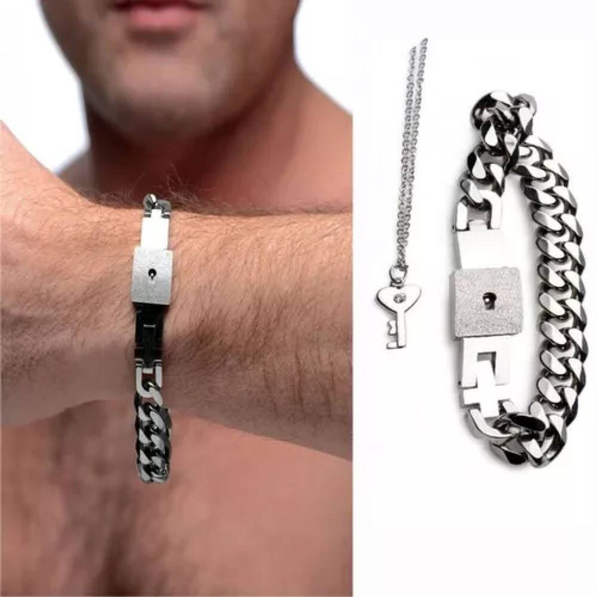 NO LOGO - Pulsera Y Collar Llave Regalo Novio Pareja San Valentin