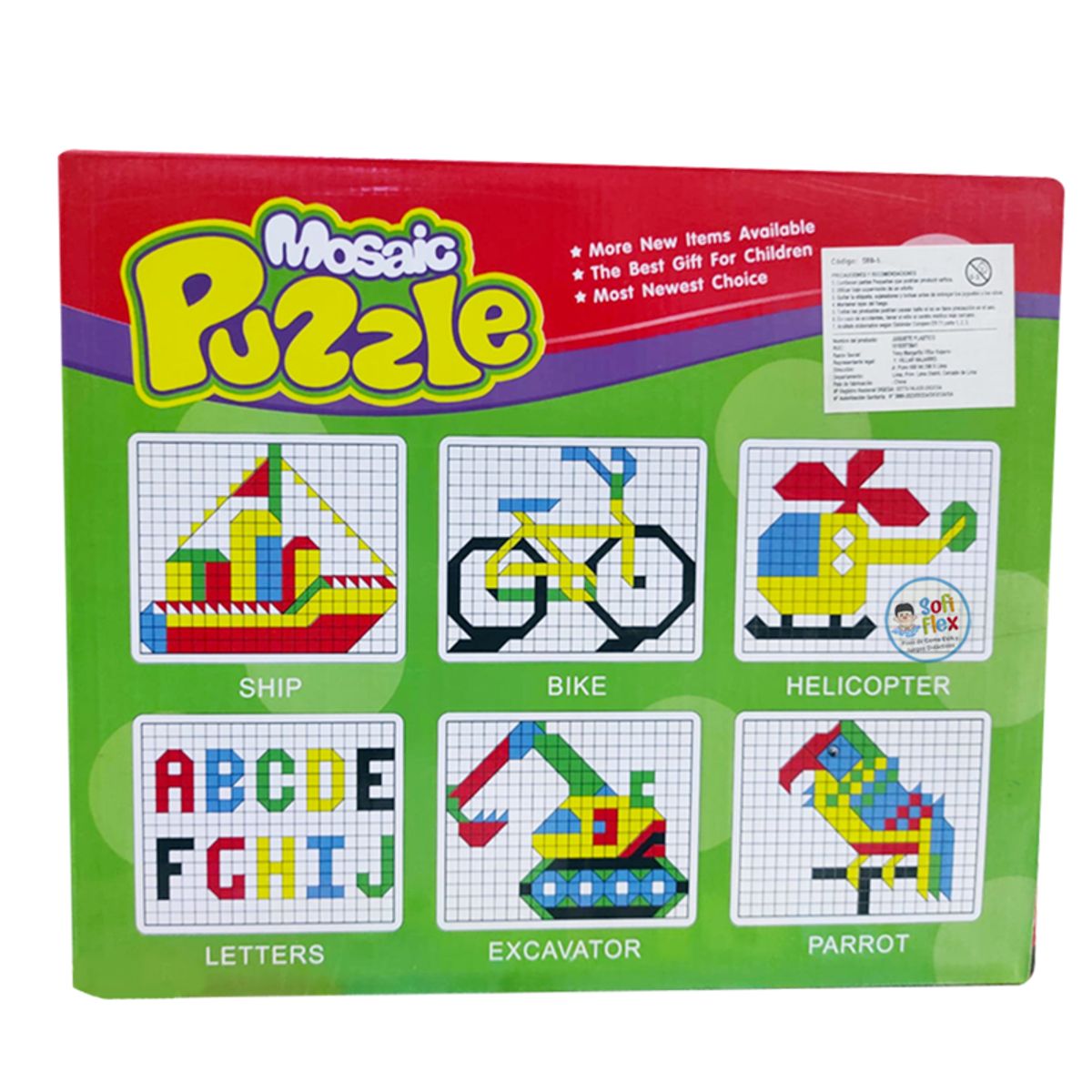 GENERICO - JUEGO DE CONSTRUCCION PUZZLE  3D DE 420 PIEZAS