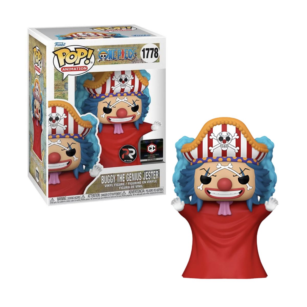 FUNKO - Buggy The Genius Funko Pop 1778 One Piece Exclusivo PR