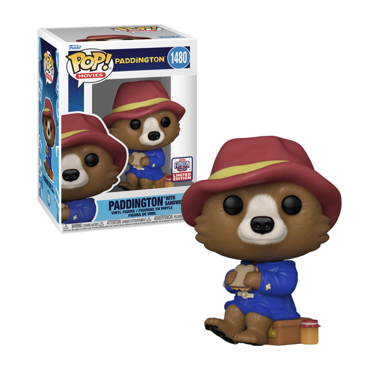 FUNKO - Oso Paddington Sandwich Funko Pop 1480 Exclusivo