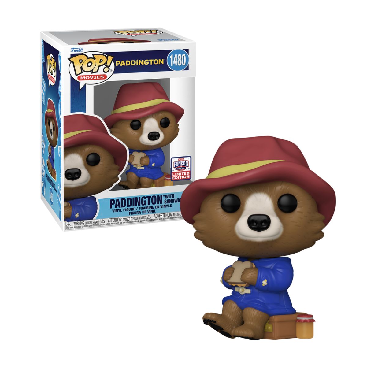 FUNKO - Oso Paddington Sandwich Funko Pop 1480 Exclusivo