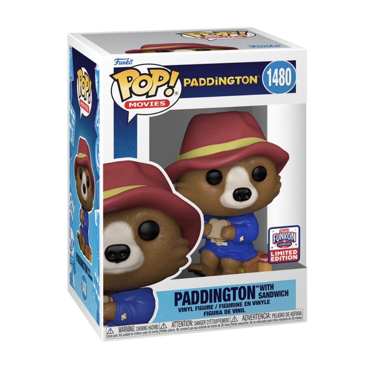 FUNKO - Oso Paddington Sandwich Funko Pop 1480 Exclusivo