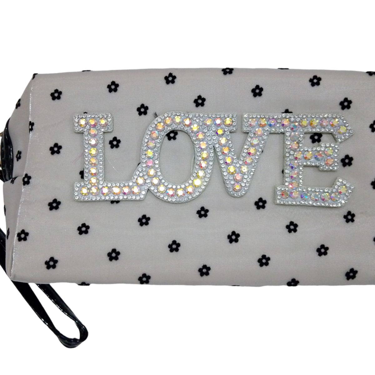 GENERICO - Neceser Bolso Porta cosméticos Love - Gris