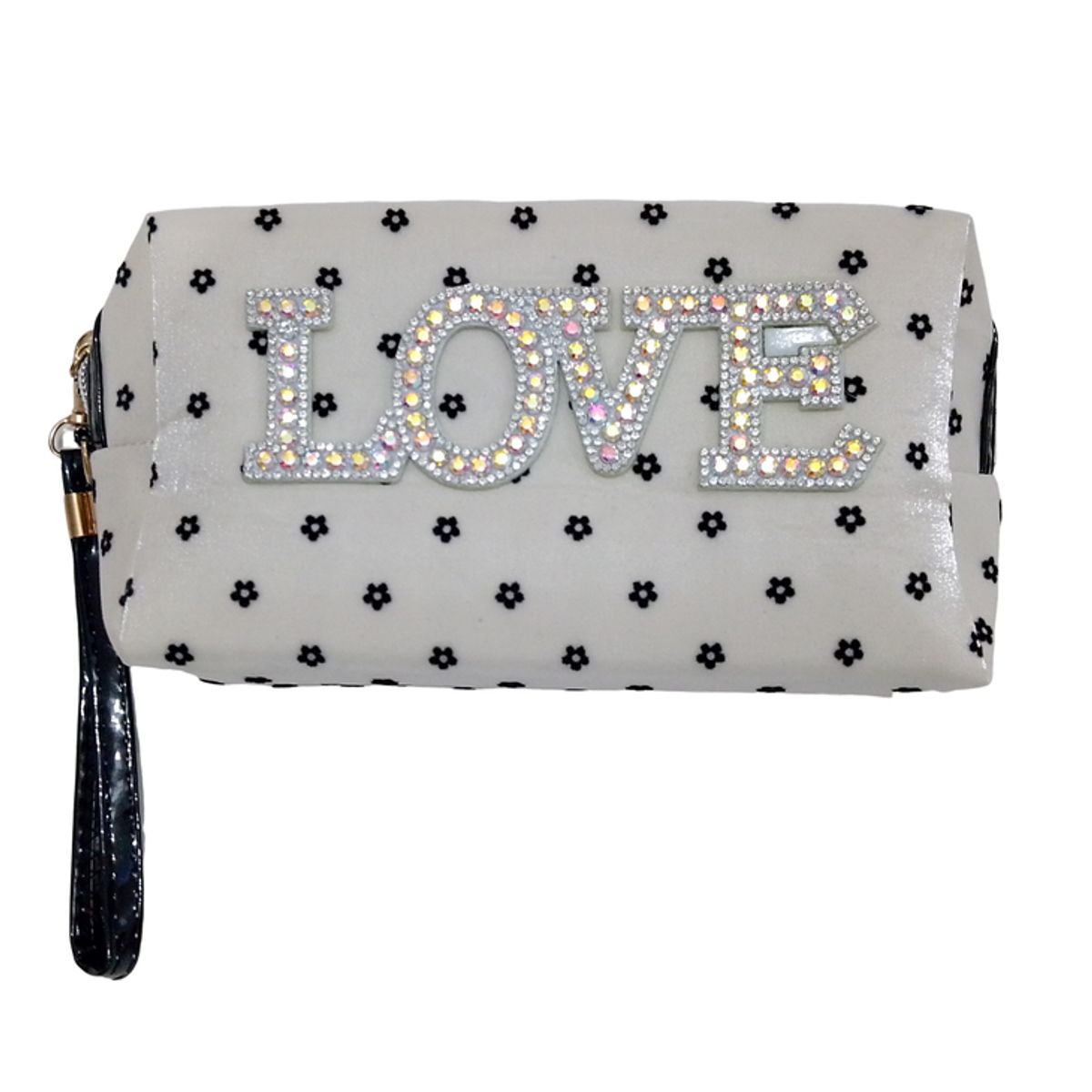 GENERICO - Neceser Bolso Porta cosméticos Love - Beige