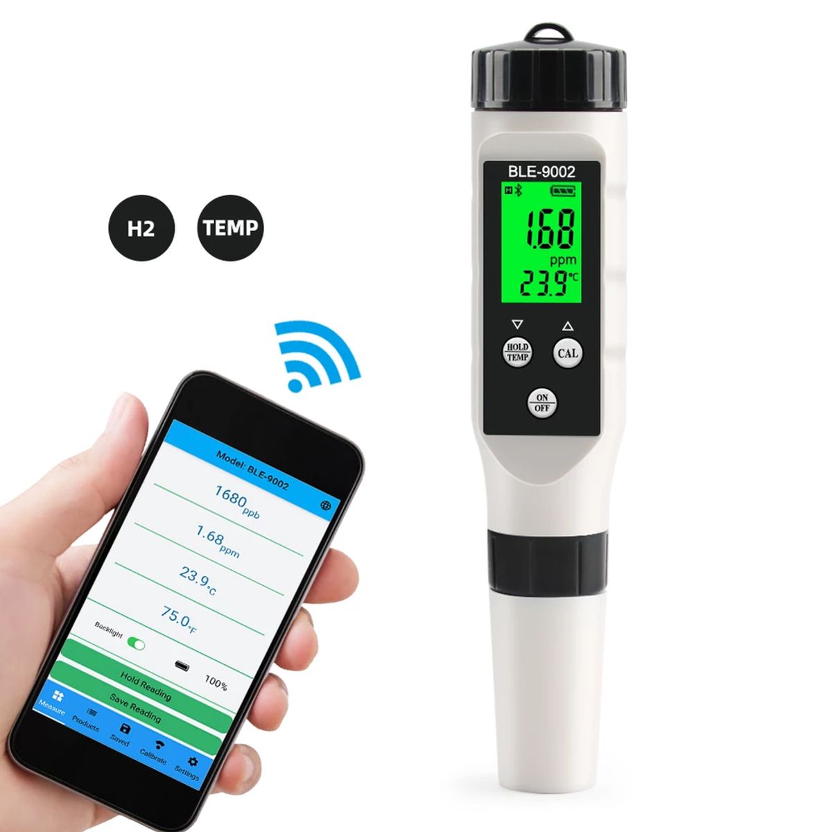 OEM - Medidor Digital De Concentración De Iones De Hidrógeno H2