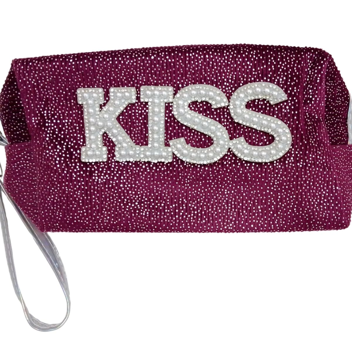 GENERICO - Neceser Bolso Porta cosméticos Kiss - Guinda