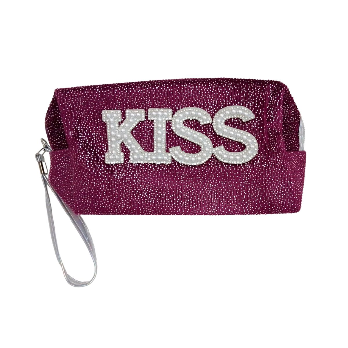 GENERICO - Neceser Bolso Porta cosméticos Kiss - Guinda