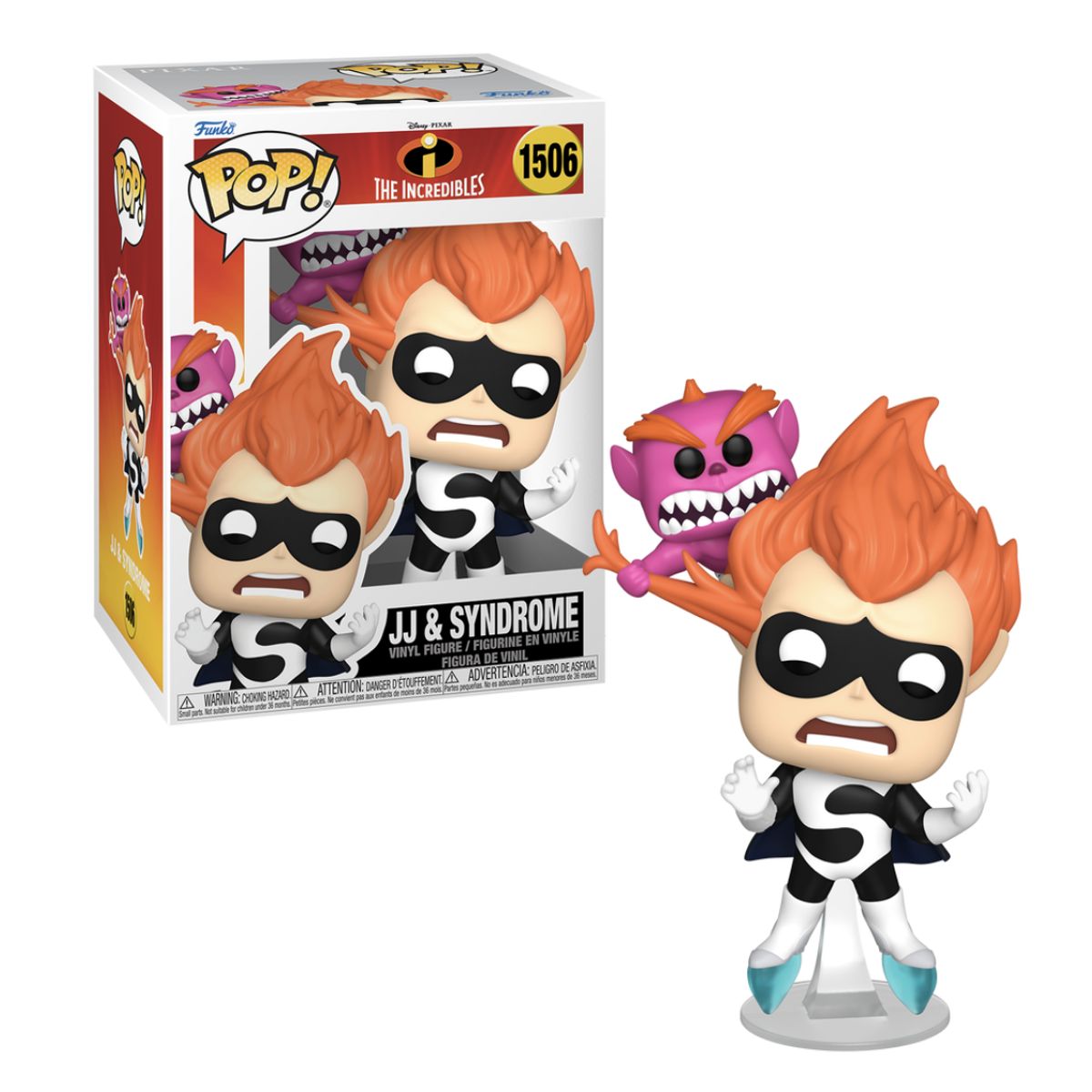 FUNKO - JJ y Syndrome Funko Pop 1506 Los Increibles Original