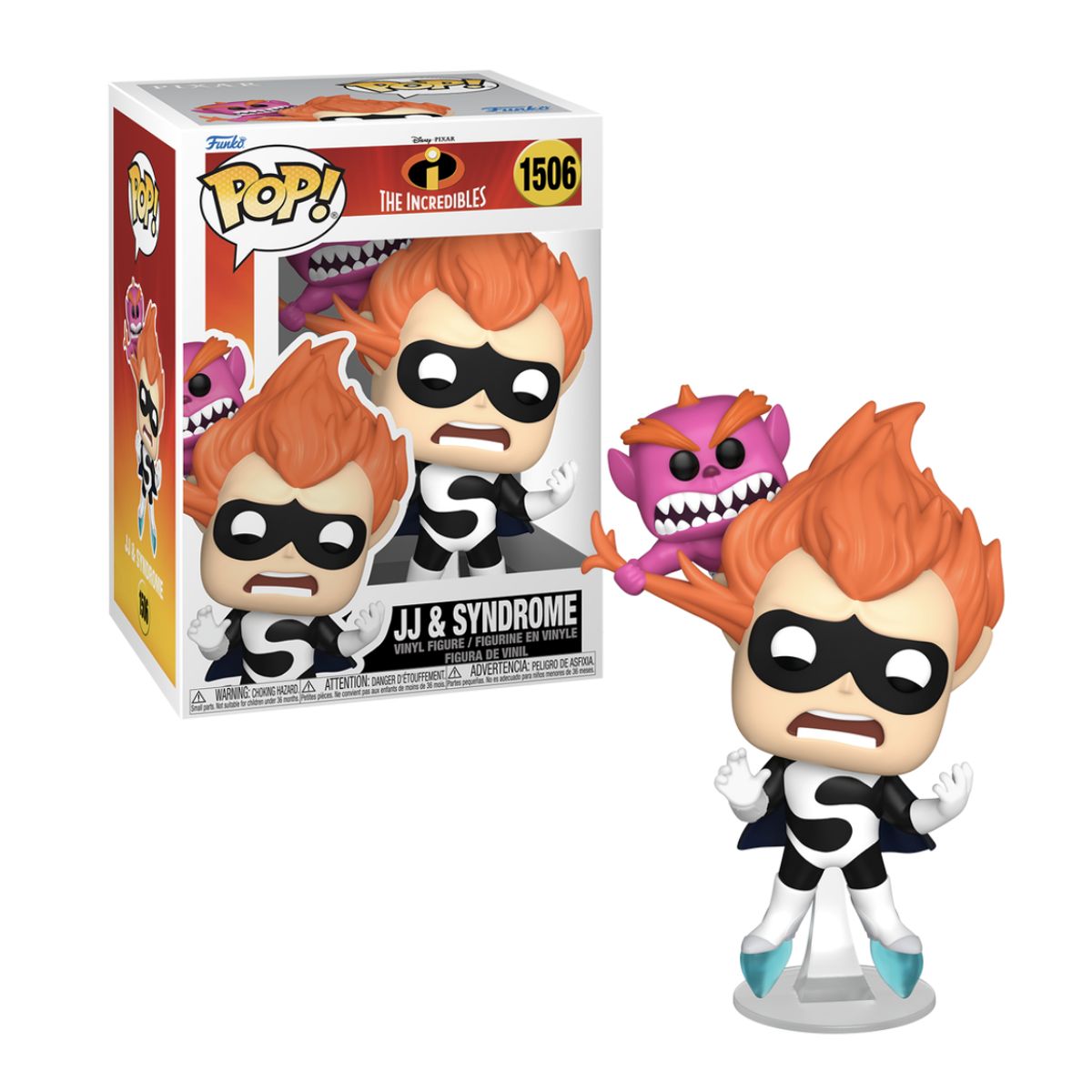 FUNKO - JJ y Syndrome Funko Pop 1506 Los Increibles Original