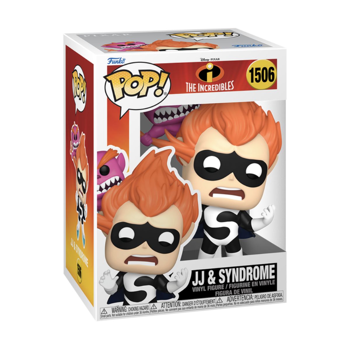 FUNKO - JJ y Syndrome Funko Pop 1506 Los Increibles Original
