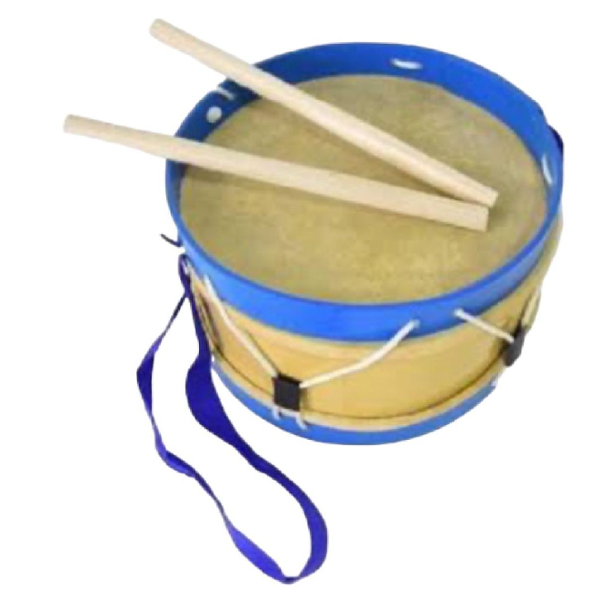 GENERICO - Instrumento Musical Tambor Grande de Madera con baqueta