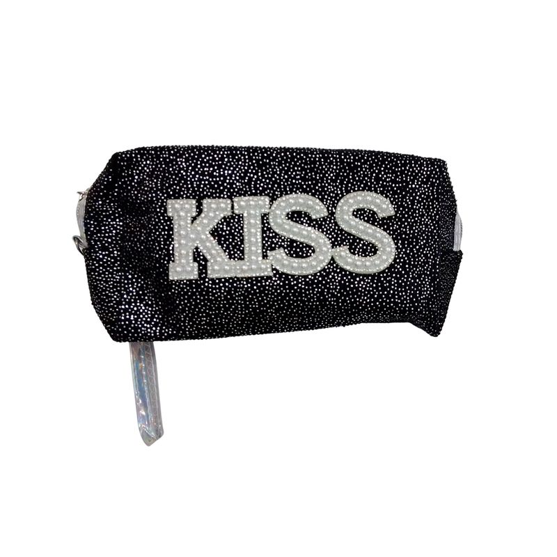 GENERICO - Neceser Bolso Porta cosméticos Kiss - Negro