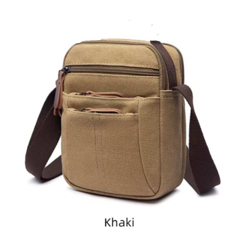 GENERICO - Morral de Lona porta documentos de estilo coreano Retro