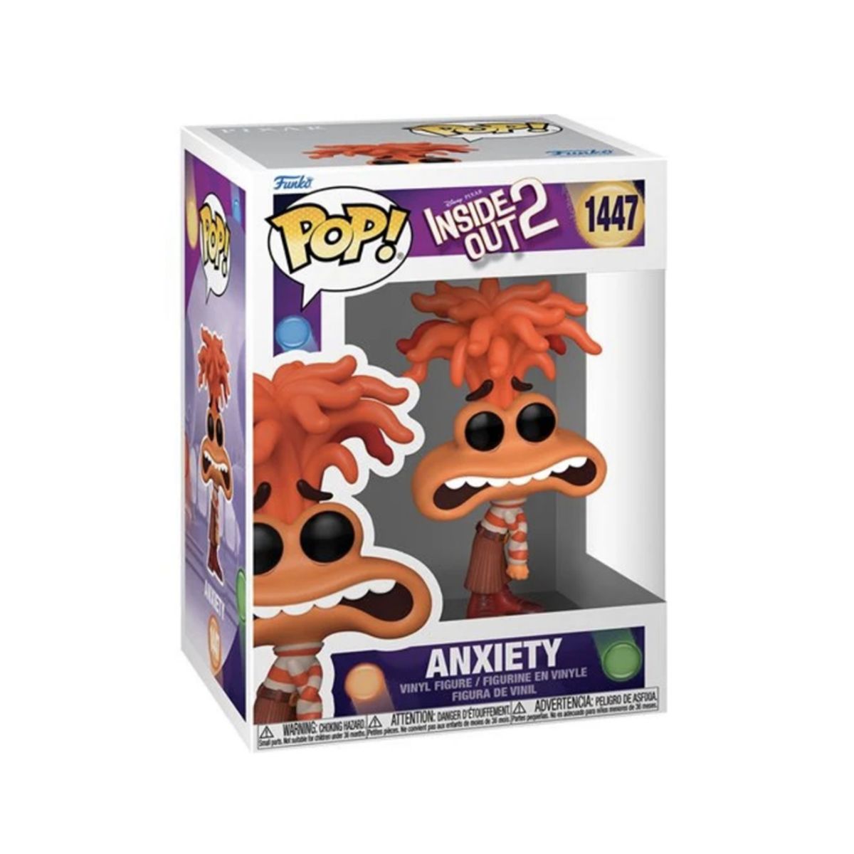 FUNKO - Ansiedad Funko Pop 1447 Intensamente Original Nuevo