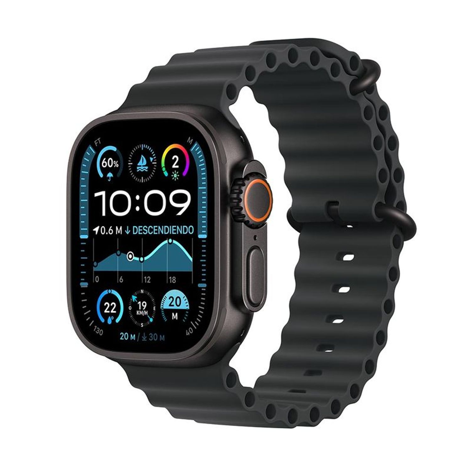 Apple Watch Ultra GPS Cellular De 49 MM Correa Ocean Negro
