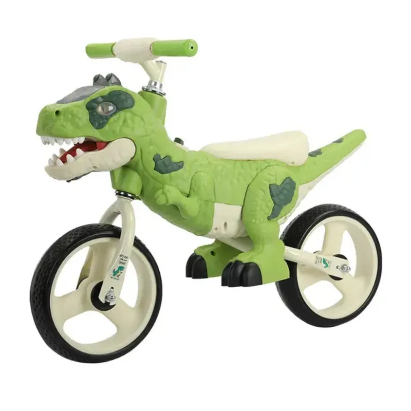 GENERICO - BICICLETA BALANCE DINOSAURIO LUCES MUSICAL VERDE