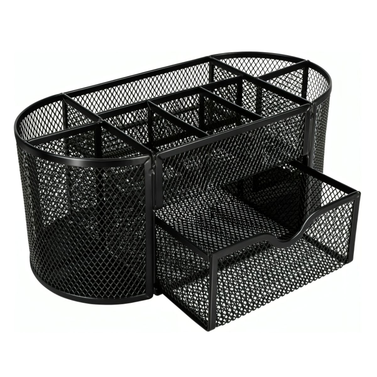 GENERICO - Organizador metálico de escritoriopara lapiceros y post-it