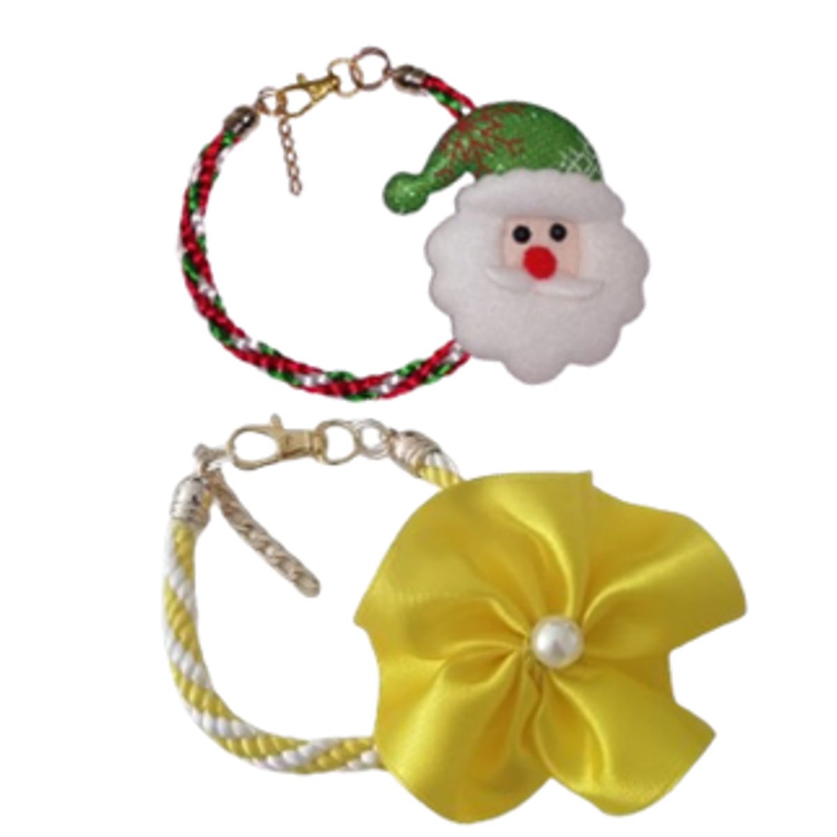 GENERICO - DUO COLLARES FESTIVOS PARA PERROS CUELLO 48 cm a 52 cm