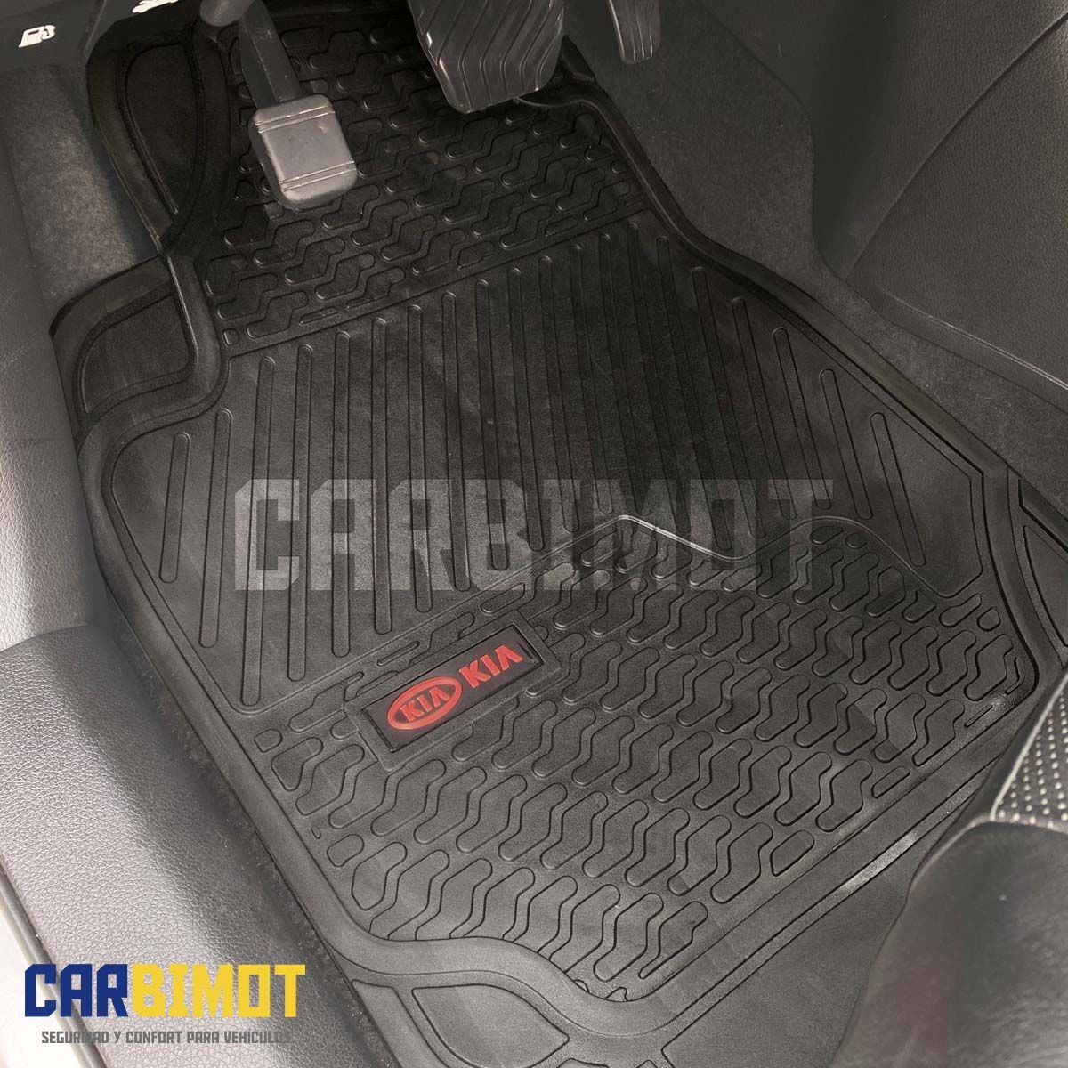 GENERICO - PISO PROTECTOR ALFOMBRA TAPIZ PARA VEHICULOS KIA
