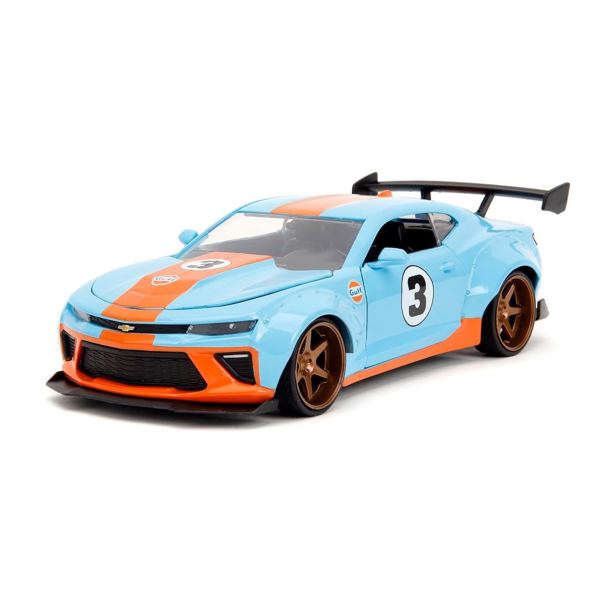 JADA TOYS - AUTO COLECCION CHEVROLET CAMARO 2016 WIDEBODY GULF 1: 24