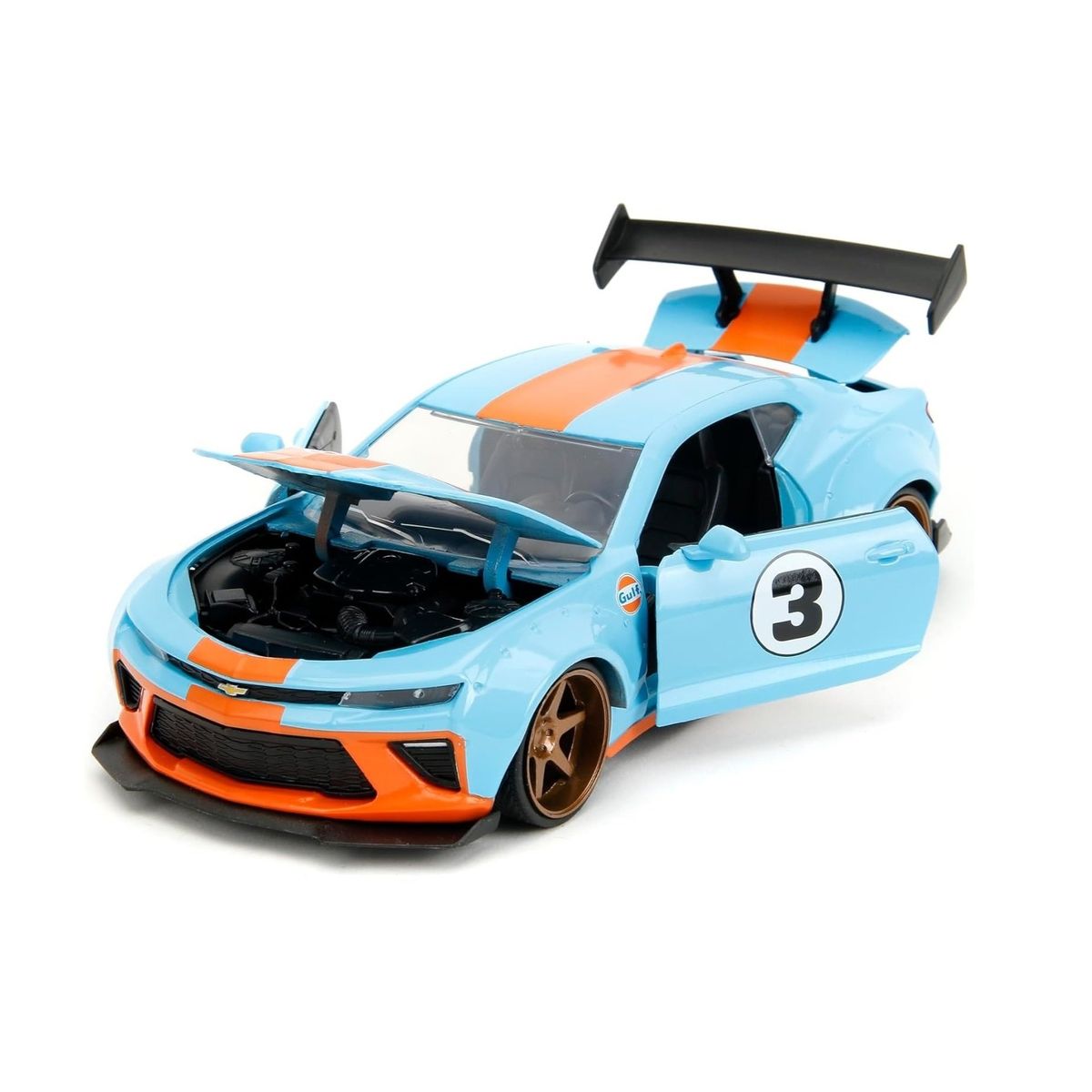 JADA TOYS - AUTO COLECCION CHEVROLET CAMARO 2016 WIDEBODY GULF 1: 24