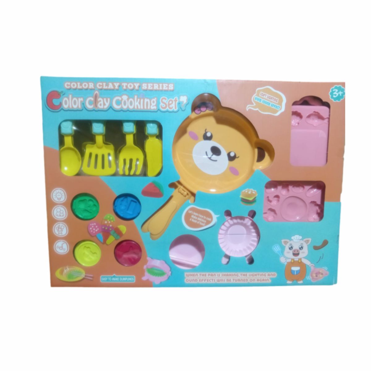 GENERICO - JUGUETE DE ROL SET DE COCINA PARA NIÑAS Y NIÑOS DIDACTICO OSITO