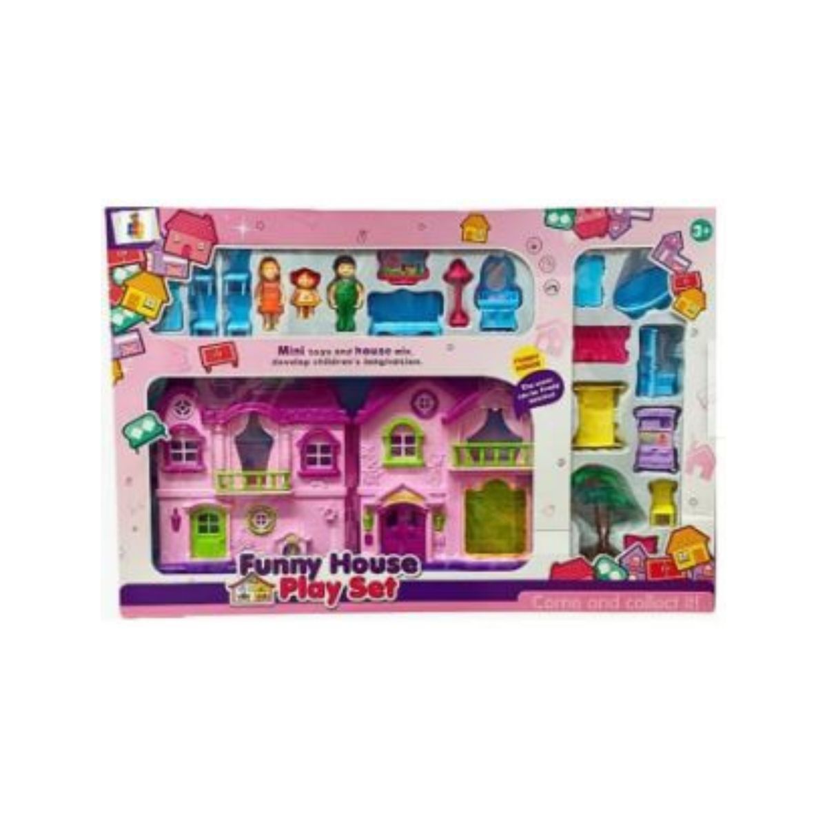 GENERICO - CASA DE MUÑECA CON LUCES Y MUSICAL