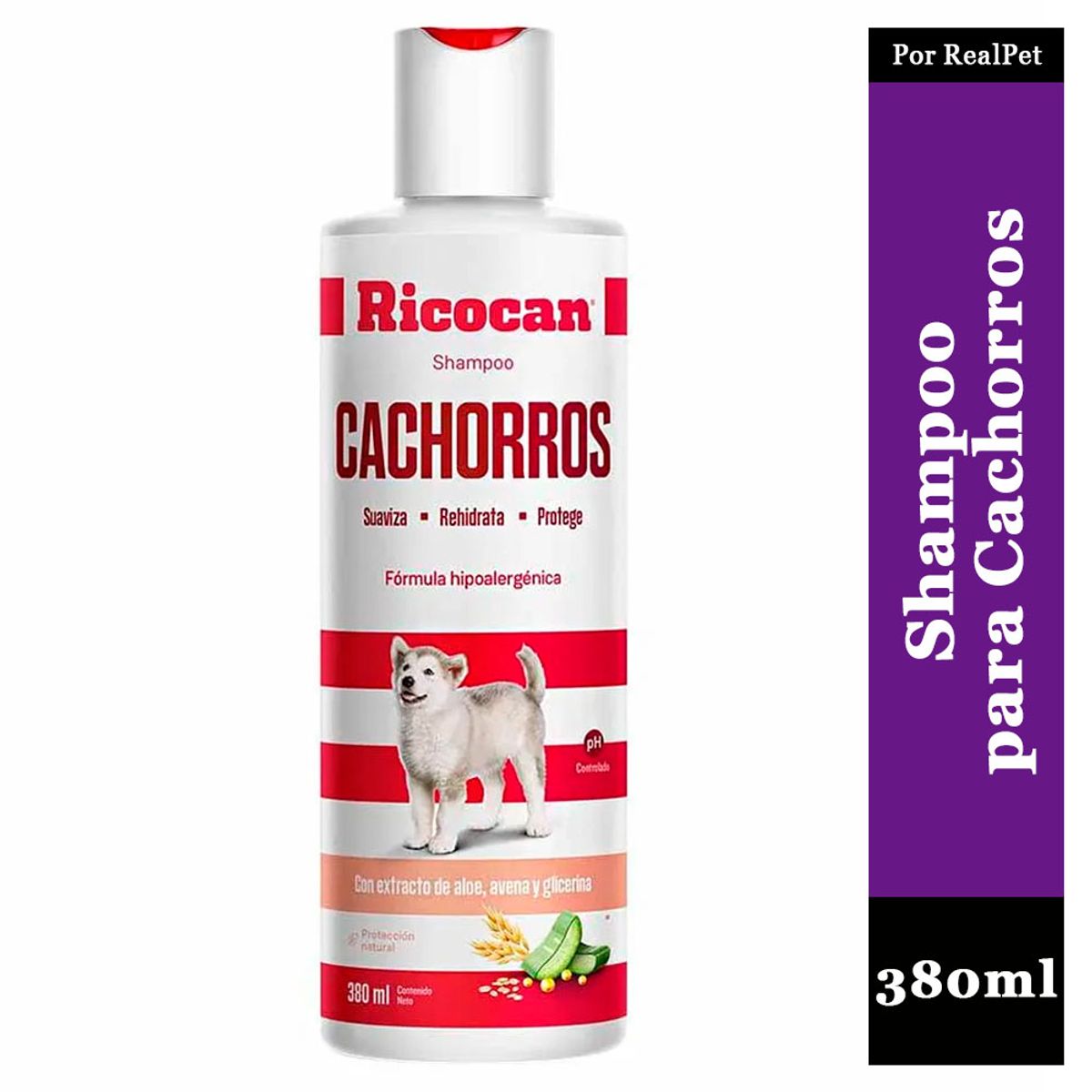 MARCA - Shampoo para Perro Cachorro Piel Sensible Ricocan 380ml
