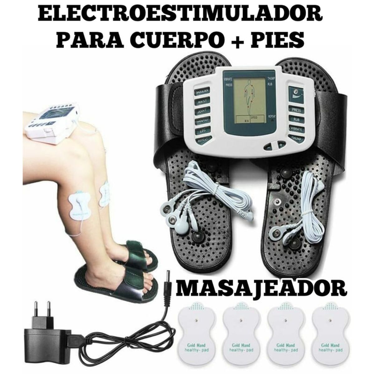 OEM - MASAJEADOR ELECTRO ESTIMULADOR CUERPO Y PIES
