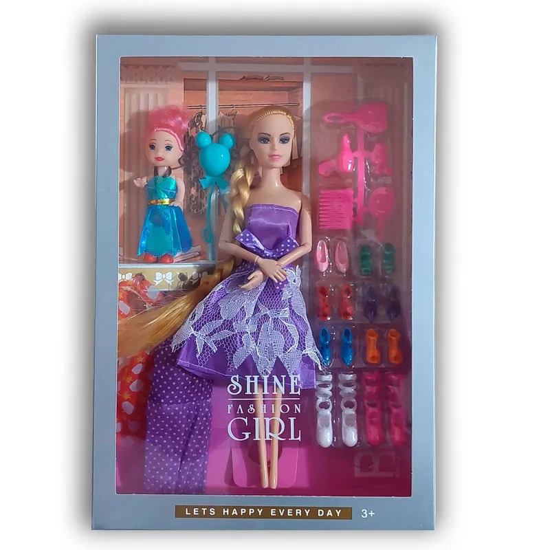 OEM - Muñeca Articulable Princesa Fashion Girl con Accesorios