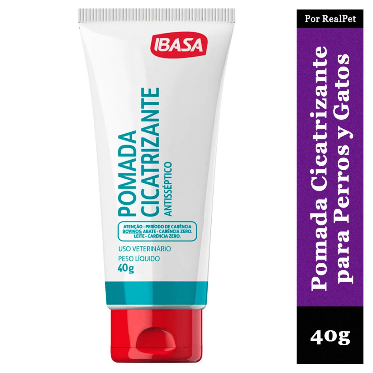 MARCA - Pomada Cicatrizante Antiséptico Ibasa Perros y Gatos 40g