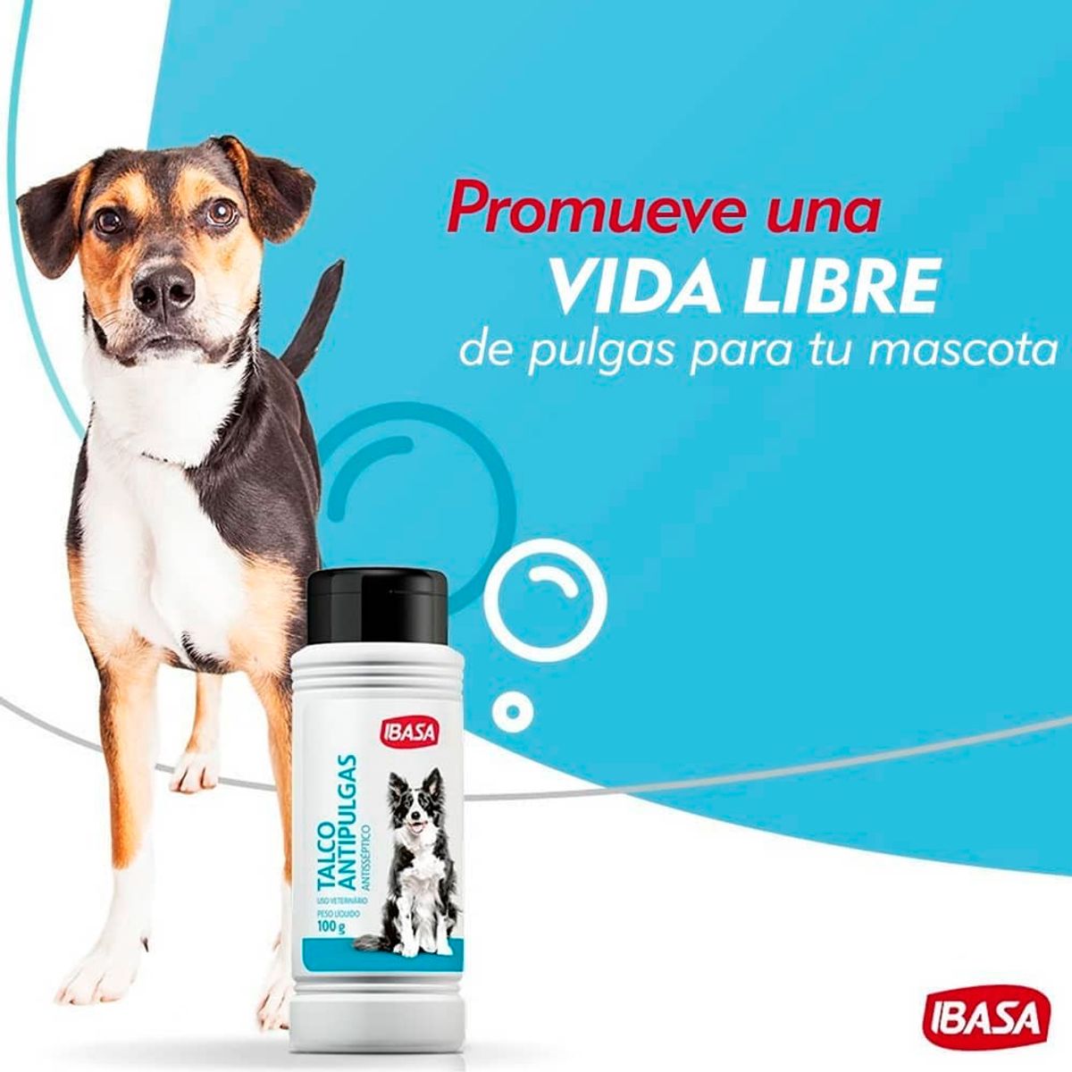 MARCA - Talco Antipulgas para Perros Ibasa 100g