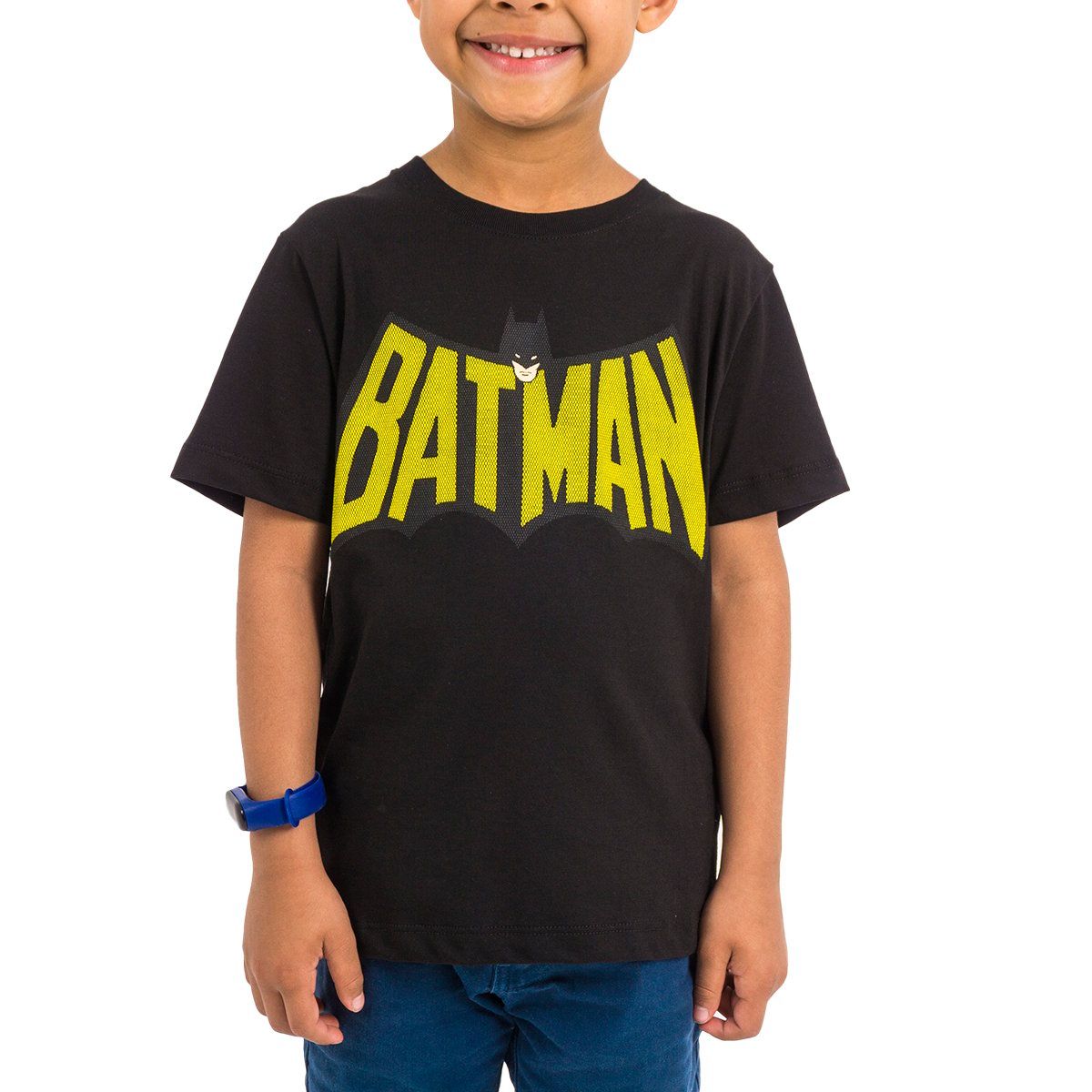 WARNER BROSS - POLO BAS MC NIÑO BATMAN NEGRO