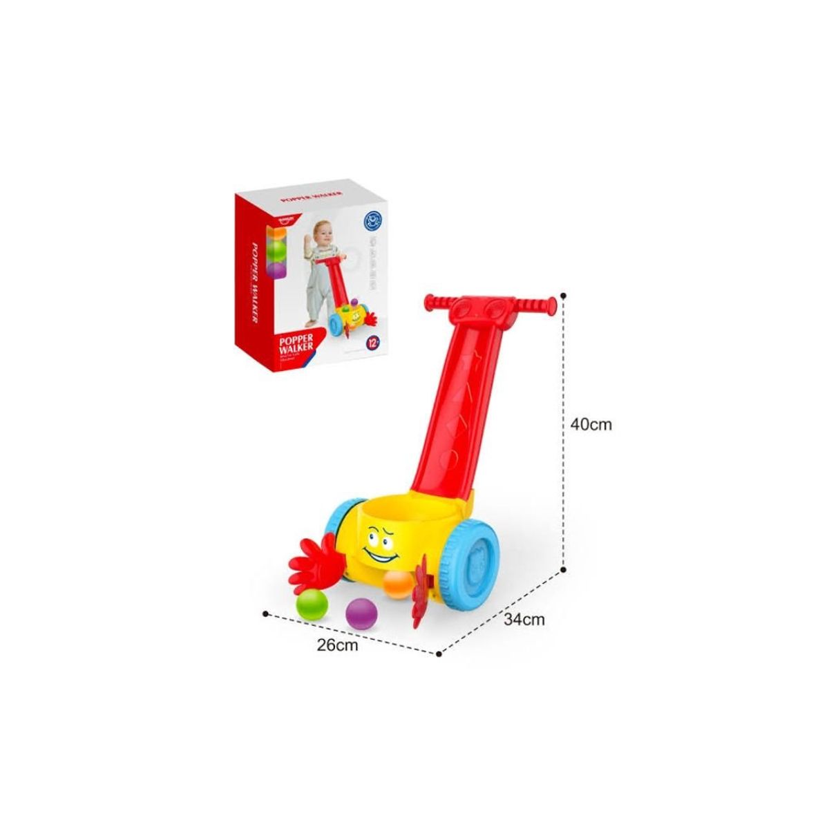 HUANGER - ANDADOR GUIADOR HUANGER MUSICAL POPPER WALKER