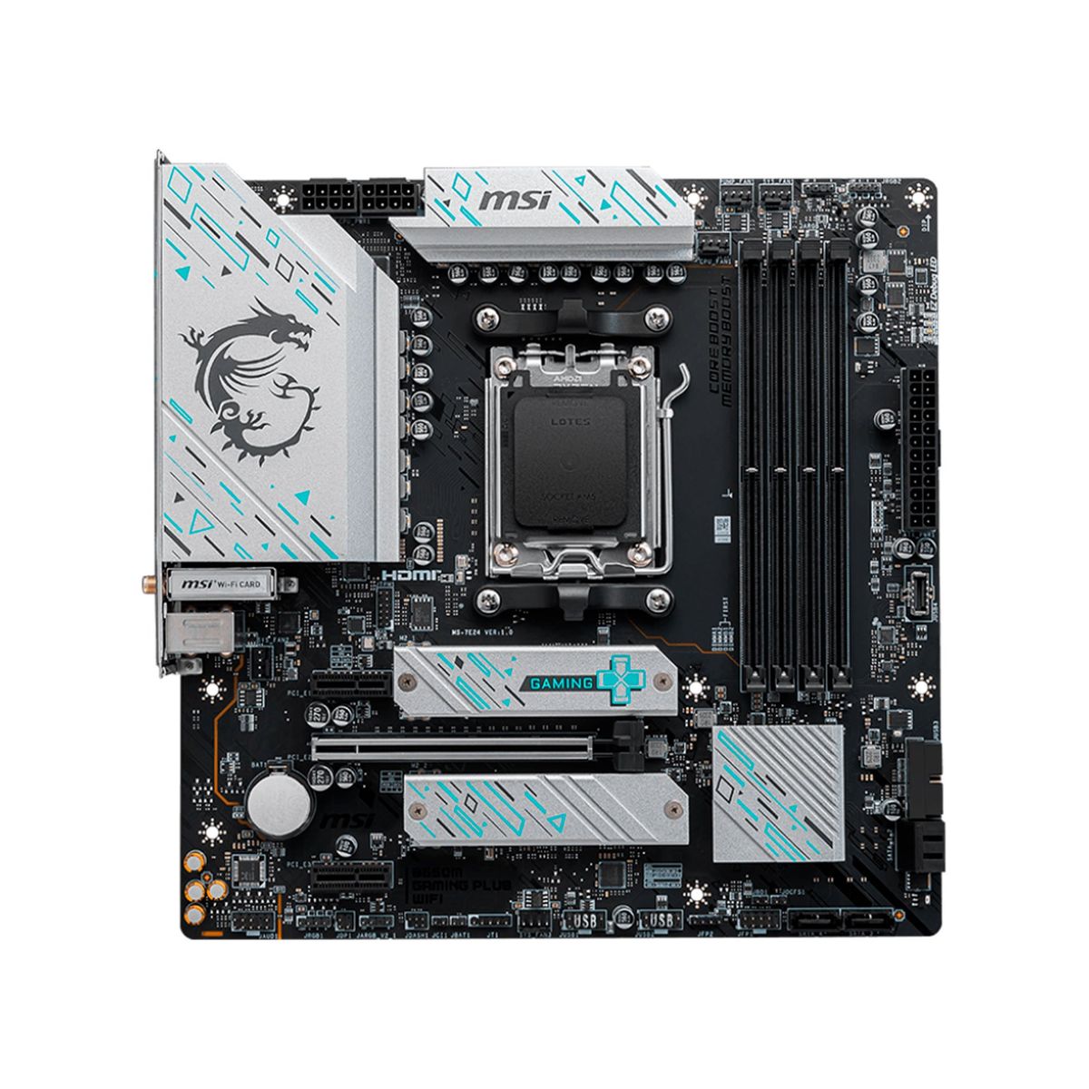 MSI - MOTHERBOARD MSI SOCKET AMD AM5 MATX PN B650M GAMING PLUS WIFI