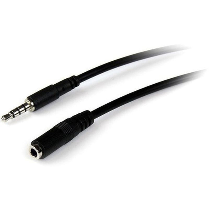 STARTECH - CABLE DE 2M STARTECH DE EXTENSION DE AUDIFONOS MINI-JACK PN MUHSMF2M