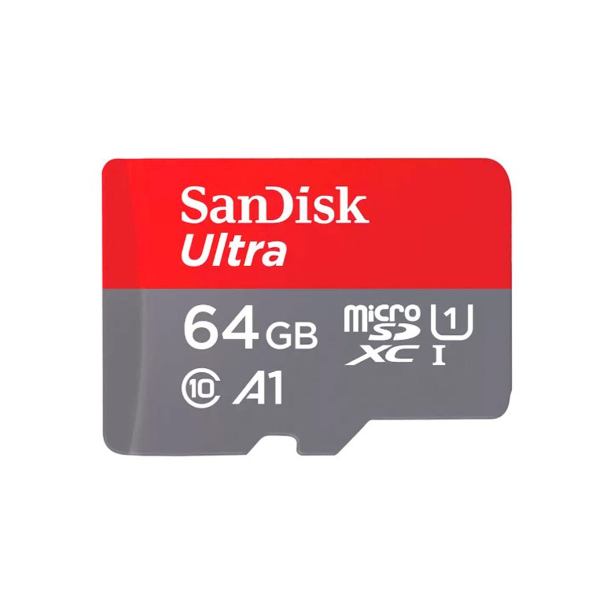 SANDISK - MEMORIA MICRO SD SANDISK ULTRA 64GB COLOR GRIS PN SDSQUAR-064G-GN6MA