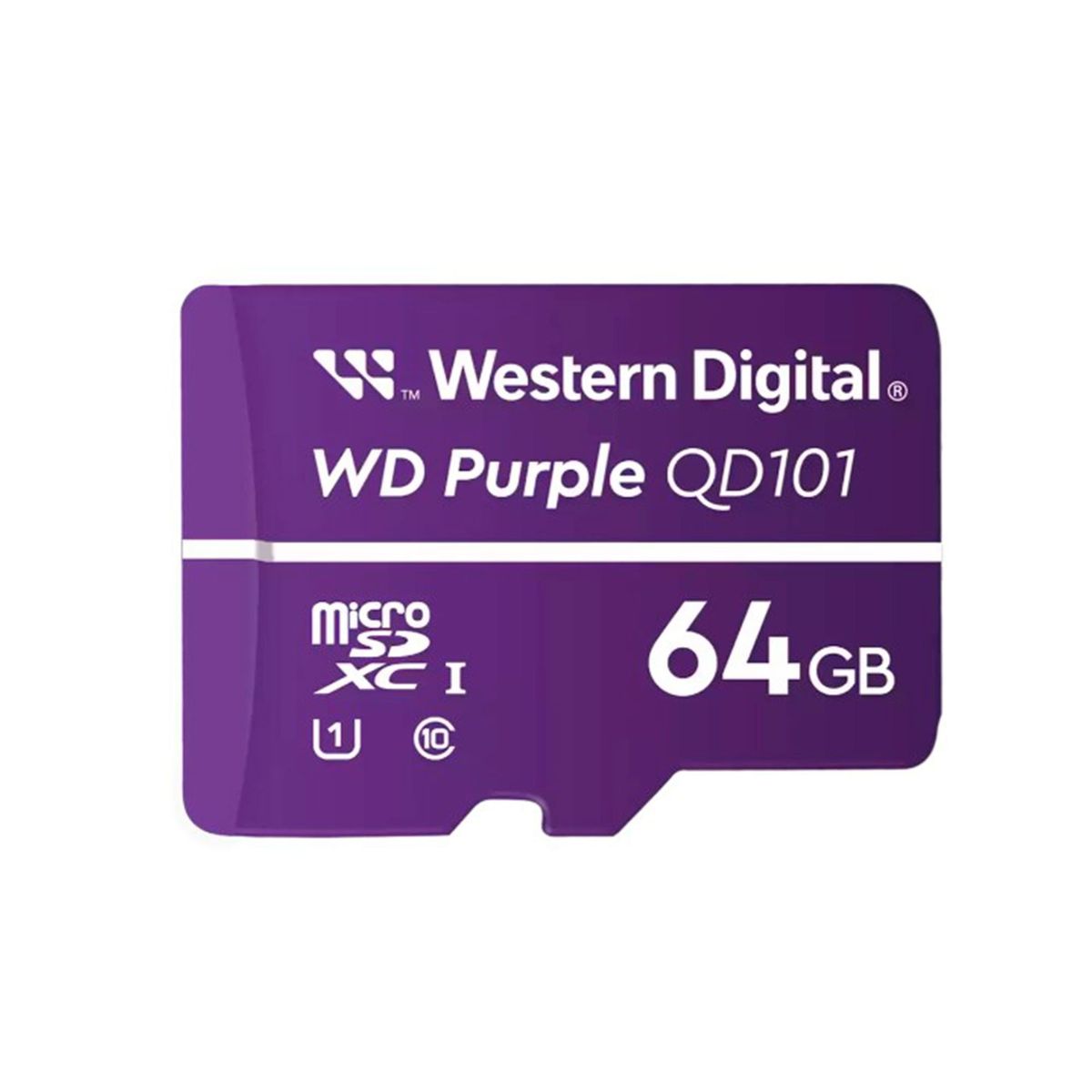 WESTER DIGITAL - MEMORIA MICROSD 64 GB VIDEO VIGILANCIA PURPLE PN WD-MICROSD-64GB